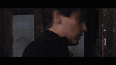 Man With Mouth Open Saying When You Fix This Damn Door GIF