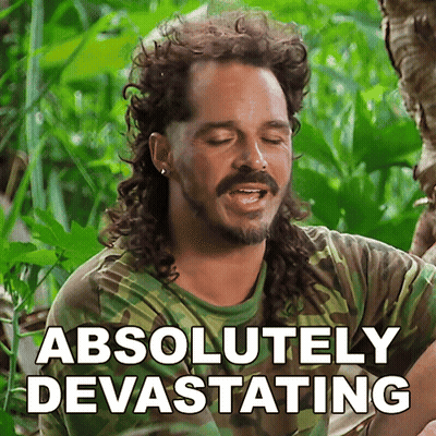 Man With Mullet And Beard Says Absolutely Devastating GIF