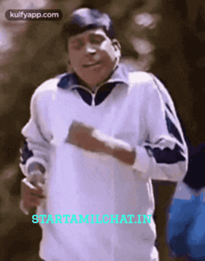 Man With Mustache And Crown Says Tamilchatroom.in GIF