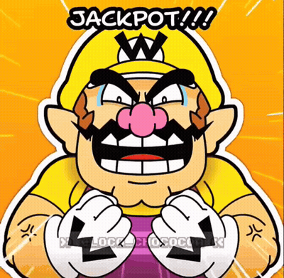 Man With Mustache And Hat Saying Jackpot GIF