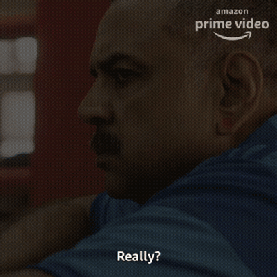 Man With Mustache Asking If He Is Really GIF