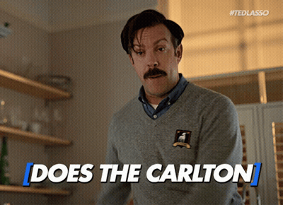 Man With Mustache Does The Carlton GIF