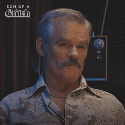 Man With Mustache Giving Blessing GIF