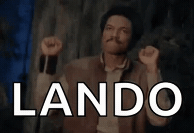 Man With Mustache Holding Fists Up GIF