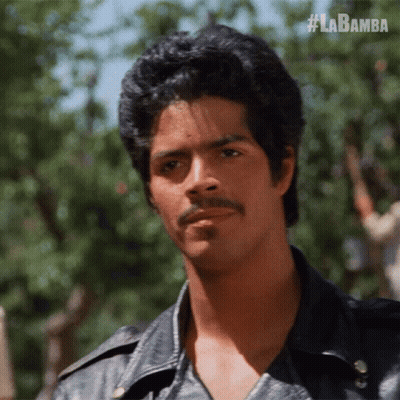 Man With Mustache In Black Leather Jacket #Labamba GIF