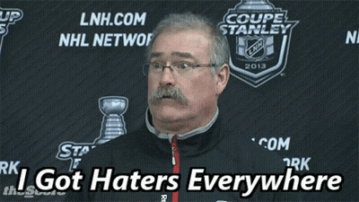 Man With Mustache In Front Of Coupe Stanley Advertisement GIF