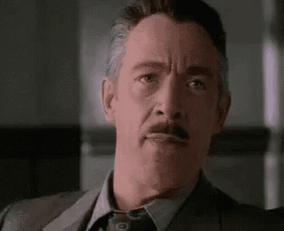 Man With Mustache In Suit And Tie GIF