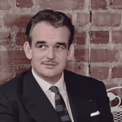 Man With Mustache In Suit And Tie GIF
