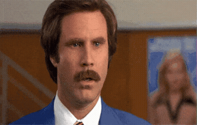 Man With Mustache In Suit And Tie Number 6 GIF