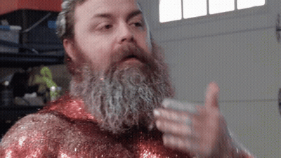 Man With Mustache In Suit Says Let's Burn This Place GIF