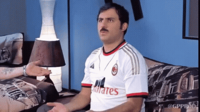 Man With Mustache In White Emirates Shirt GIF