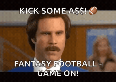 Man With Mustache Kick Some Ass Fantasy Football Game GIF