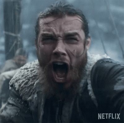 Man With Mustache Laughing Blurry Photo GIF