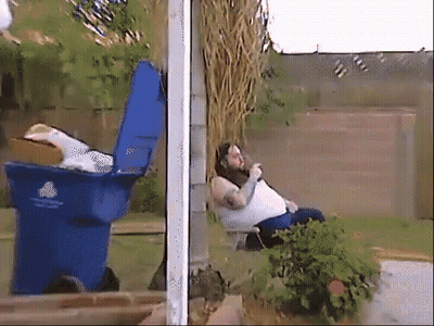 Man With Mustache Making Funny Face GIF