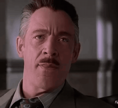 Man With Mustache Making Funny Face GIF