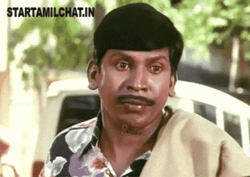 Man With Mustache Making Funny Face GIF