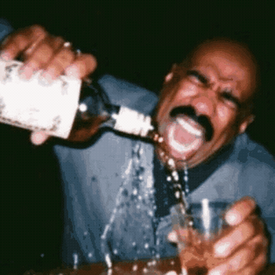 Man With Mustache Pouring Whiskey GIF