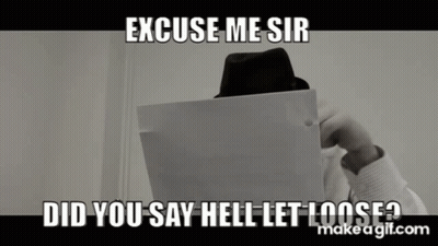 Man With Mustache Saying I Beg Your Pardon GIF