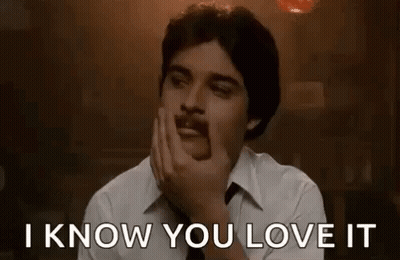 Man With Mustache Saying I Know You Love It GIF