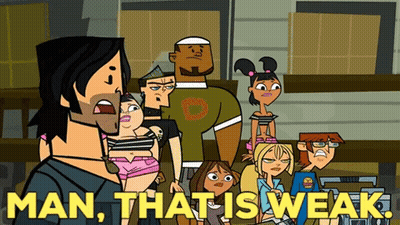 Man With Mustache Saying I Was Weak GIF