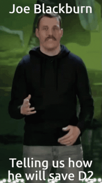 Man With Mustache Saying Joe Blackburn GIF