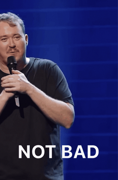 Man With Mustache Saying Not Bad GIF