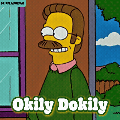 Man With Mustache Saying Okily Dokily GIF