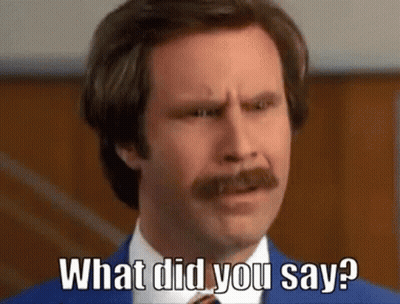Man With Mustache Saying What GIF