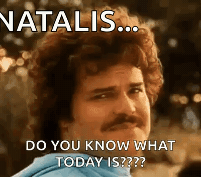 Man With Mustache Says Do You Know What Today Is GIF