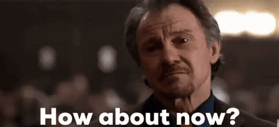 Man With Mustache Says How About Now GIF