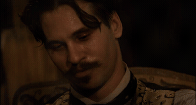 Man With Mustache Says I've Not Yet Begun To Defile Myself GIF