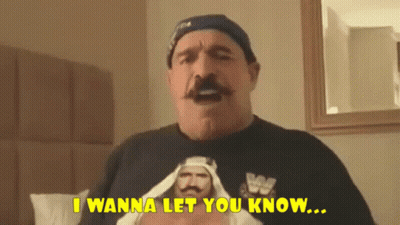 Man With Mustache Says I Wanna Let You Know GIF