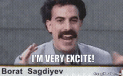 Man With Mustache Says Moty Is Approaching Very Excite GIF