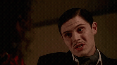 Man With Mustache Says Oh No GIF