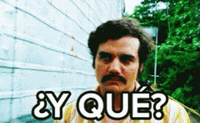 Man With Mustache Says Y Que GIF