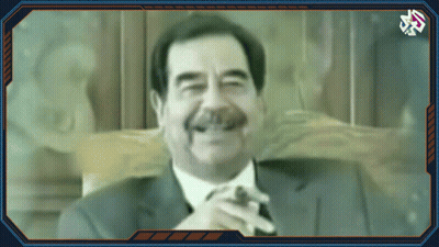 Man With Mustache Smiling At Screen Saying A3 GIF