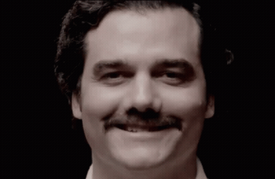 Man With Mustache Smiling GIF