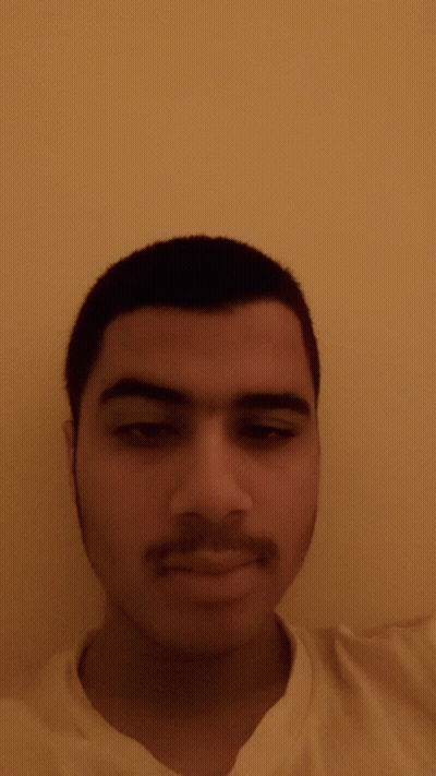 Man With Mustache Taking Selfie GIF