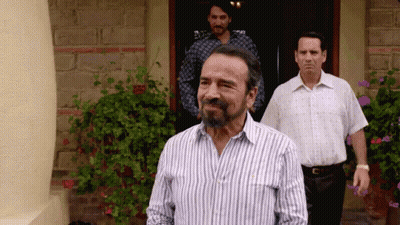 Man With Mustache Talking About Eyes Everywhere GIF