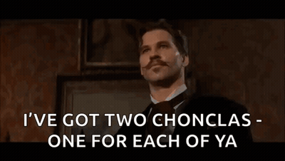 Man With Mustache Talking To Another Man GIF