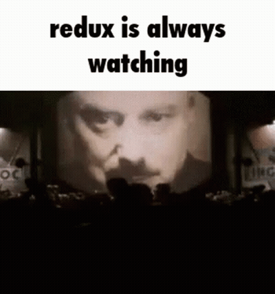 Man With Mustache Watching Movie On Large Screen GIF