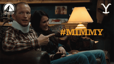 Man With Neck Brace Next To Woman On Couch GIF
