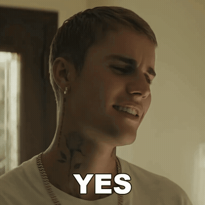 Man With Neck Tattoo Saying Yes GIF