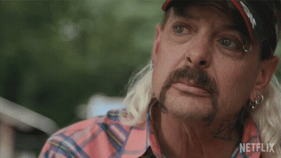 Man With Netflix Logo Shirt Close Up GIF