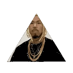 Man With Nose Ring And Hoop Earrings Sticker