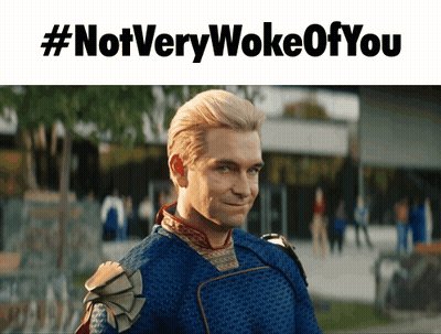 Man With Not Very Woke Of You GIF
