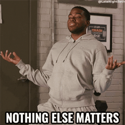 Man With Nothing Else Matters Shirt GIF