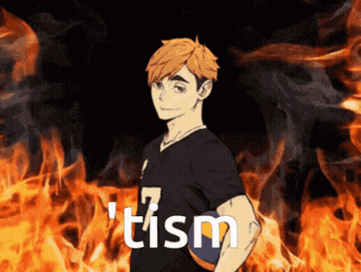 Man With Number 7 Shirt Standing In Front Of Fire GIF
