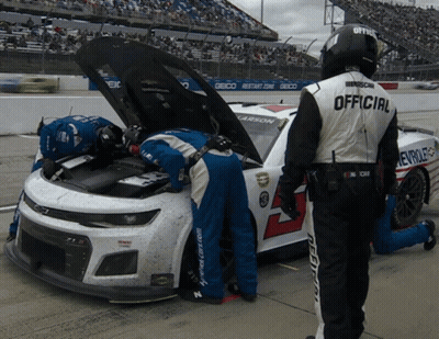 Man With Official On Back GIF