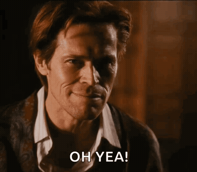 Man With Oh Yea On Face GIF